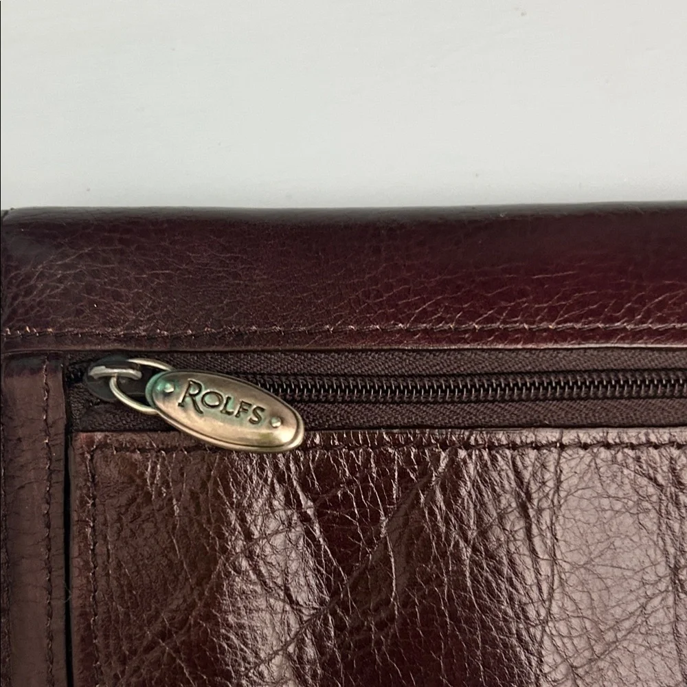 Rolfs Rich Brown/maroon  Leather wallet